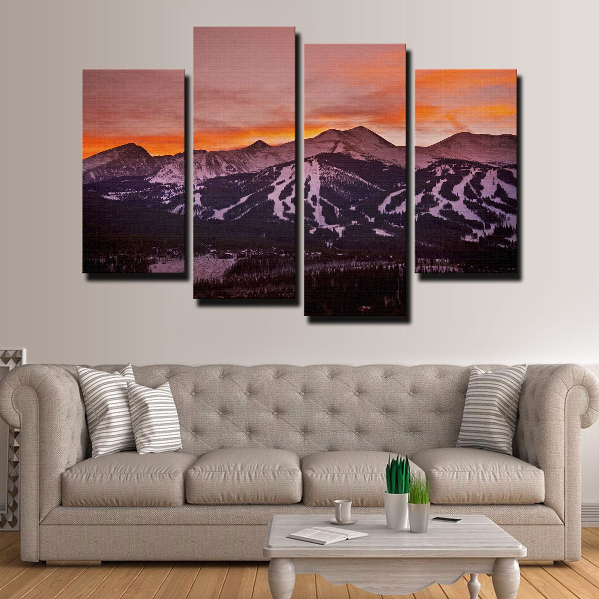 Sunset In Breckenridge Wall Art