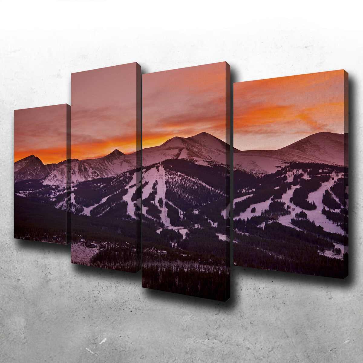 Sunset In Breckenridge Wall Art