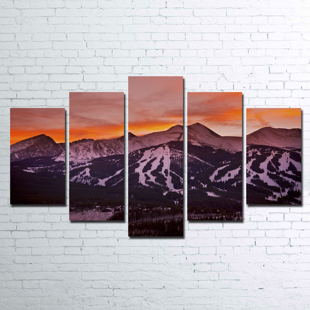 Sunset In Breckenridge Wall Art