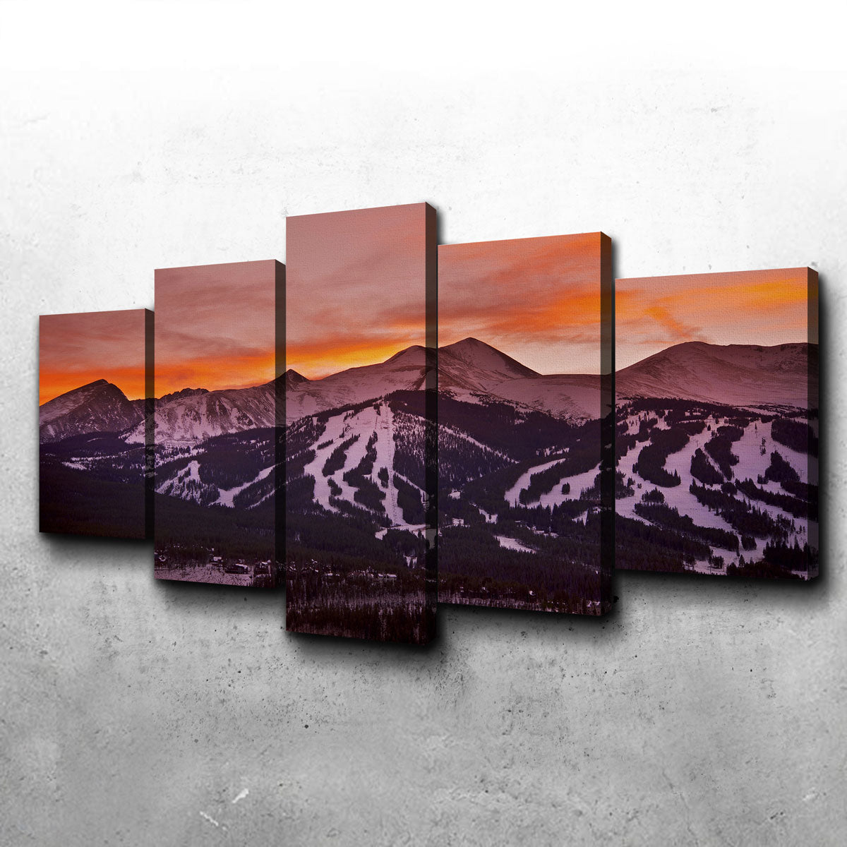 Sunset In Breckenridge Wall Art