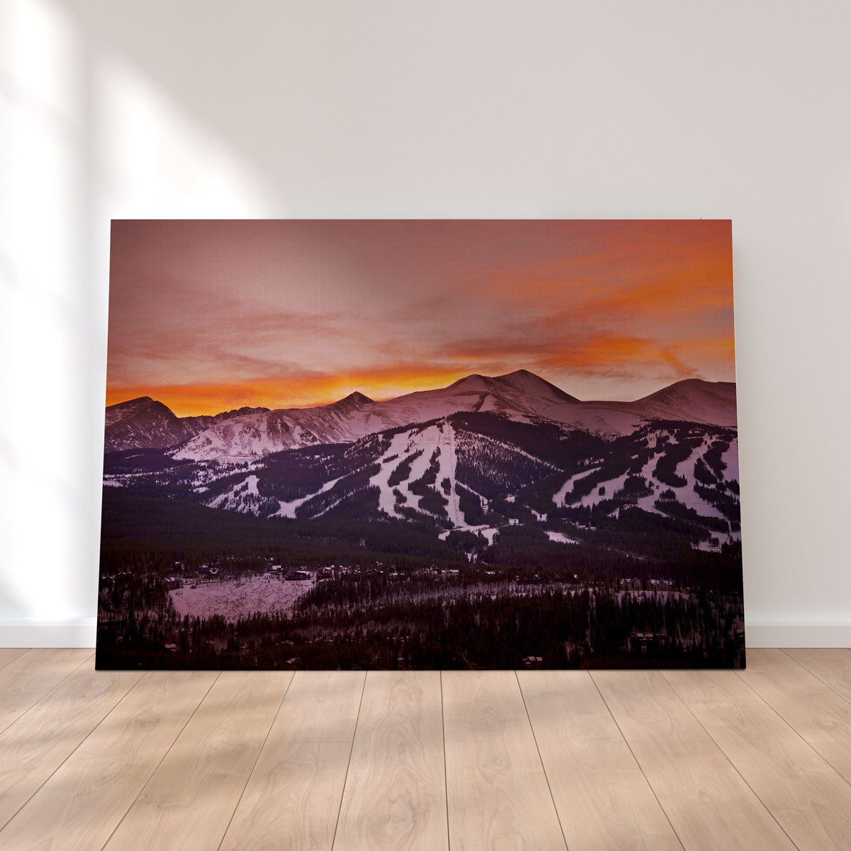 Sunset In Breckenridge Wall Art
