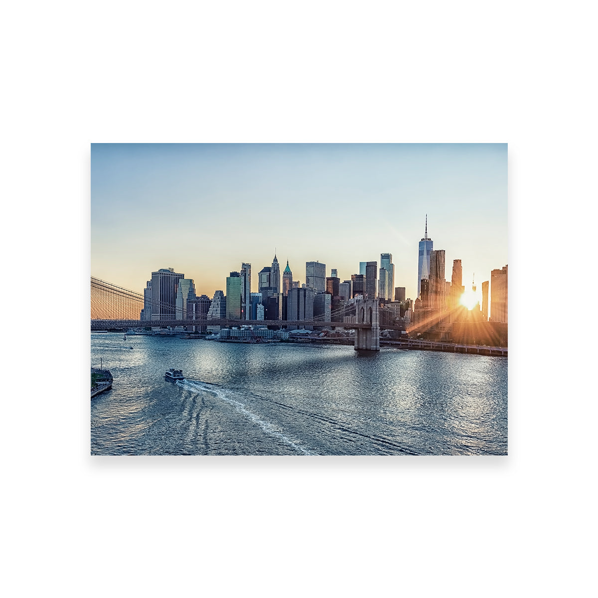 Sunset In New York Wall Art