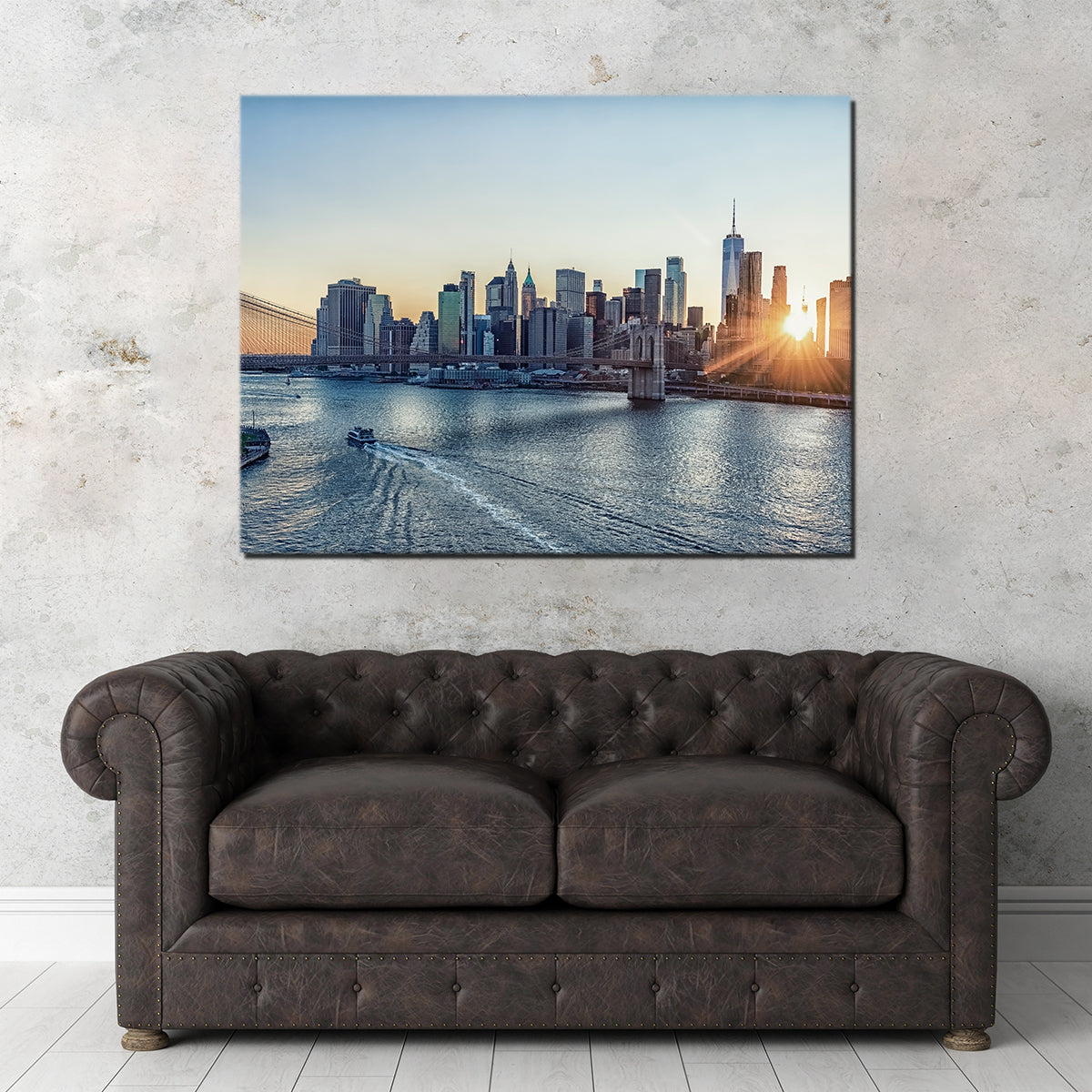 Sunset In New York Wall Art