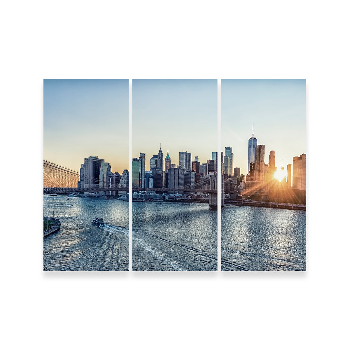 Sunset In New York Wall Art