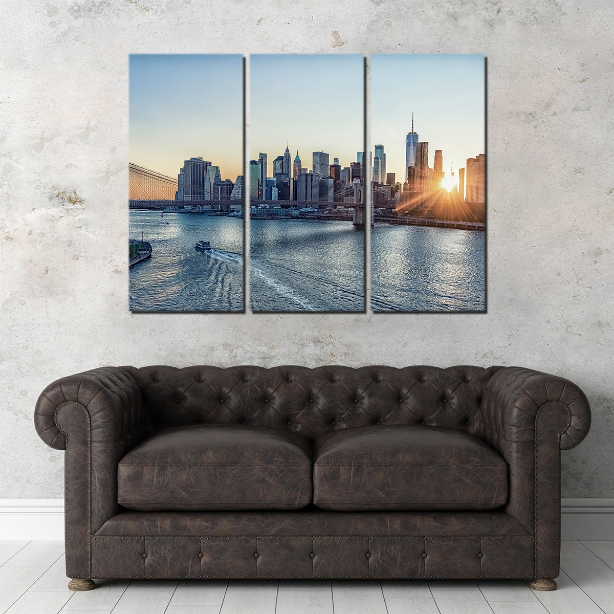 Sunset In New York Wall Art