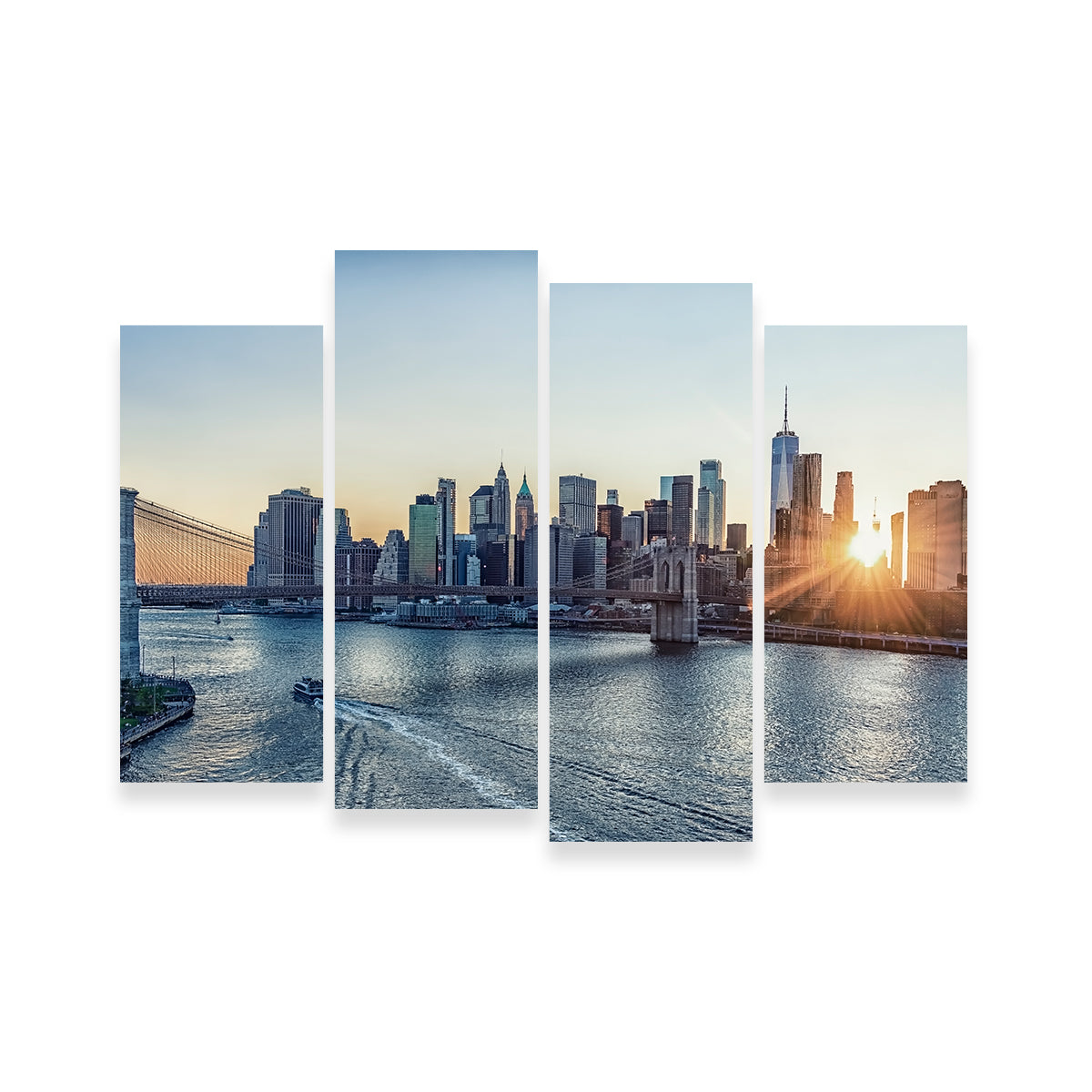 Sunset In New York Wall Art