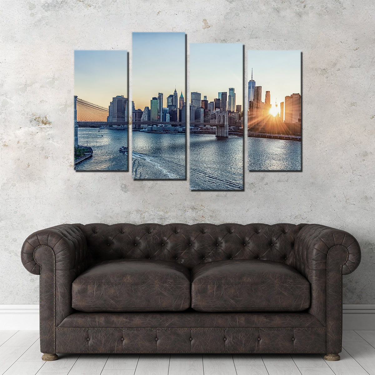 Sunset In New York Wall Art