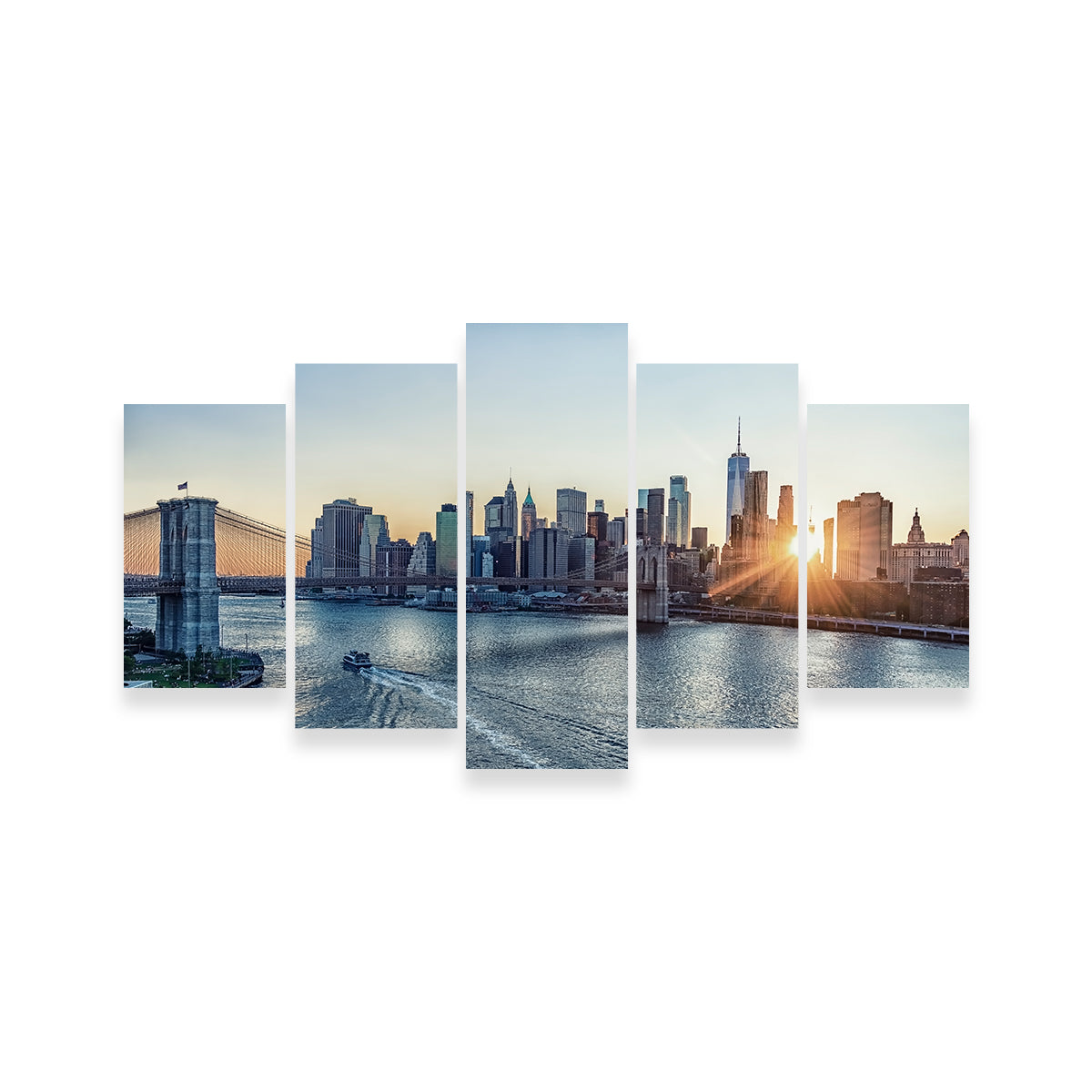 Sunset In New York Wall Art