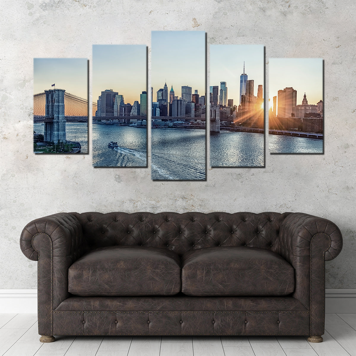 Sunset In New York Wall Art
