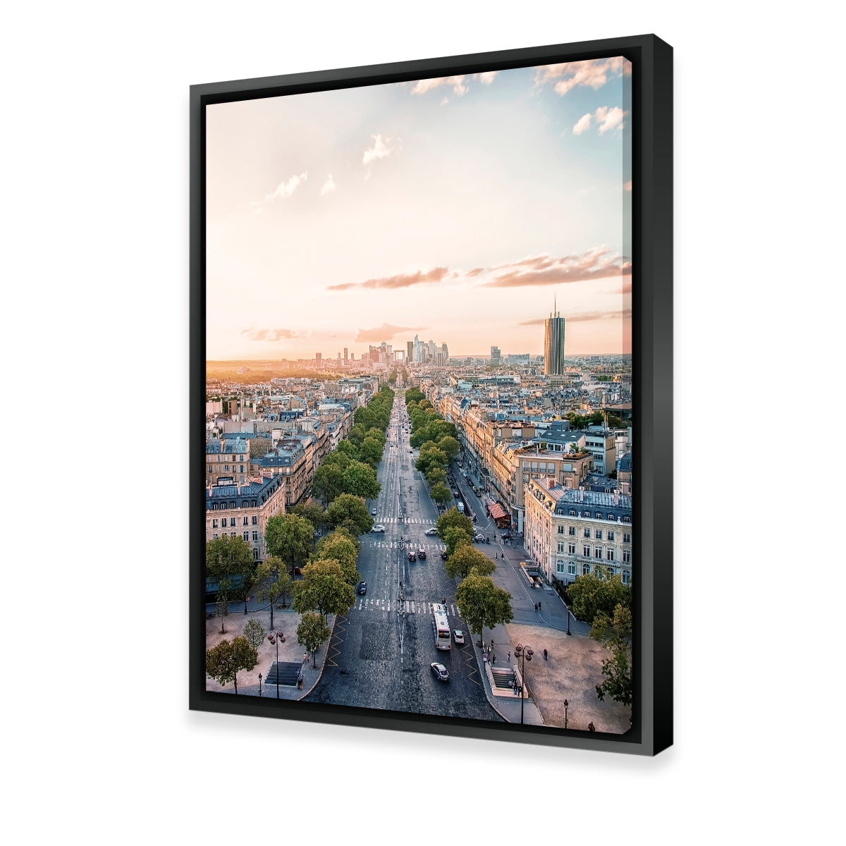 Sunset In Paris Wall Art