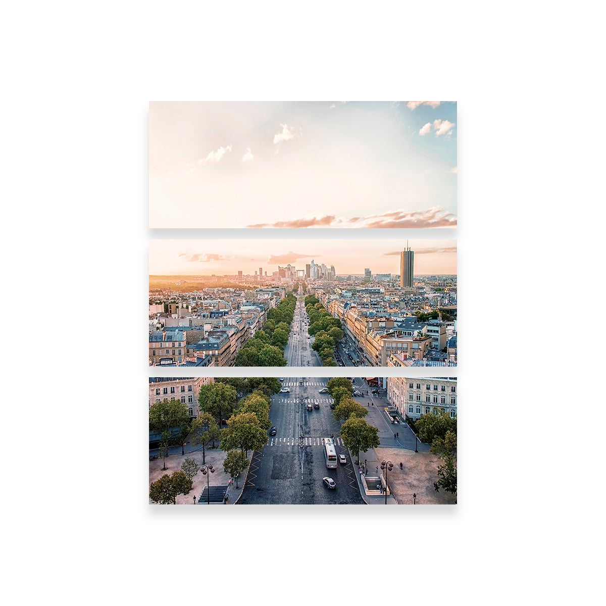 Sunset In Paris Wall Art