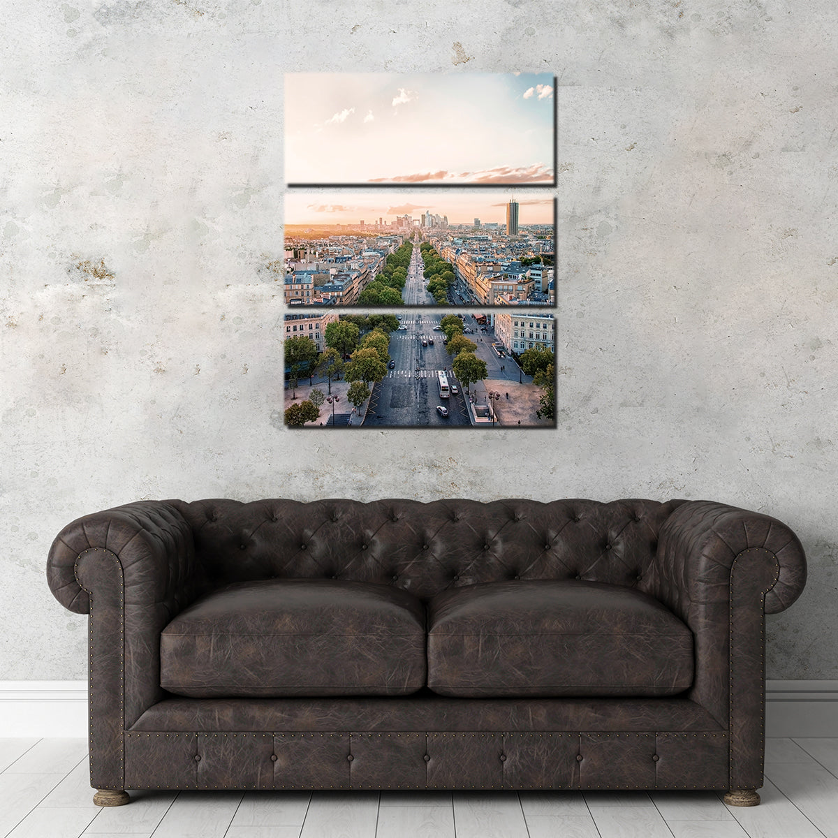 Sunset In Paris Wall Art