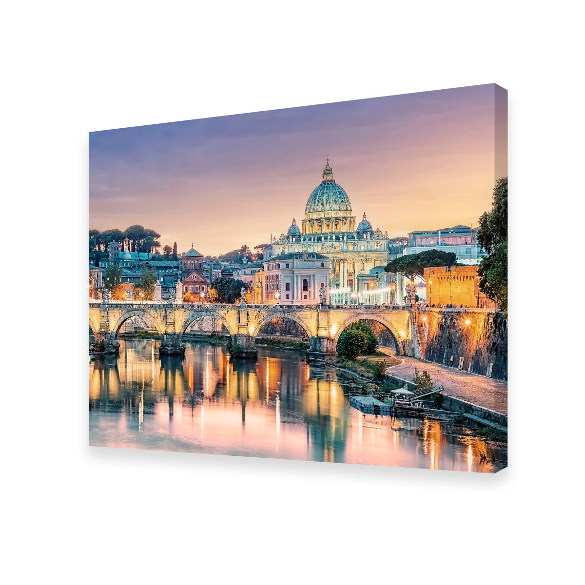 Sunset In Rome Wall Art