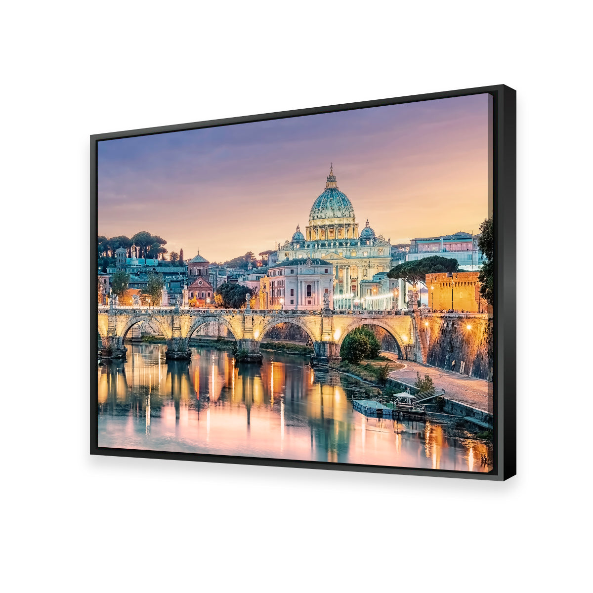 Sunset In Rome Wall Art