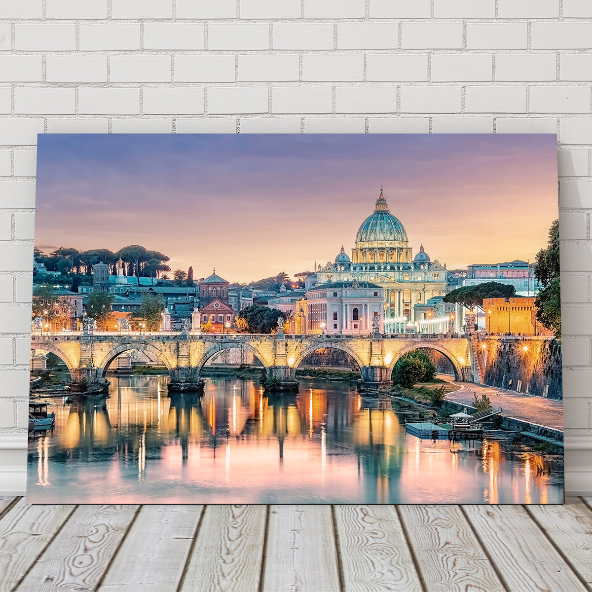 Sunset In Rome Wall Art