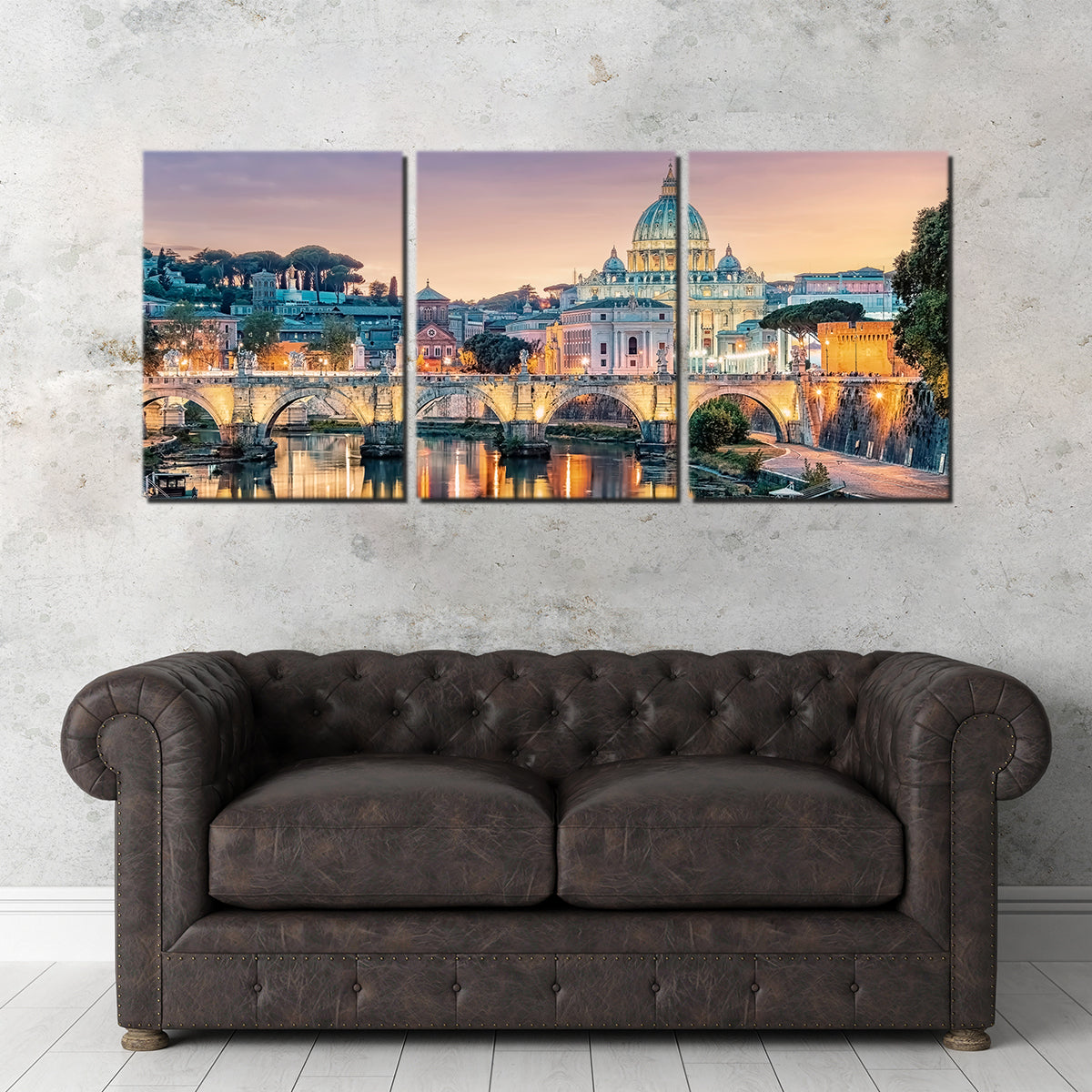 Sunset In Rome Wall Art