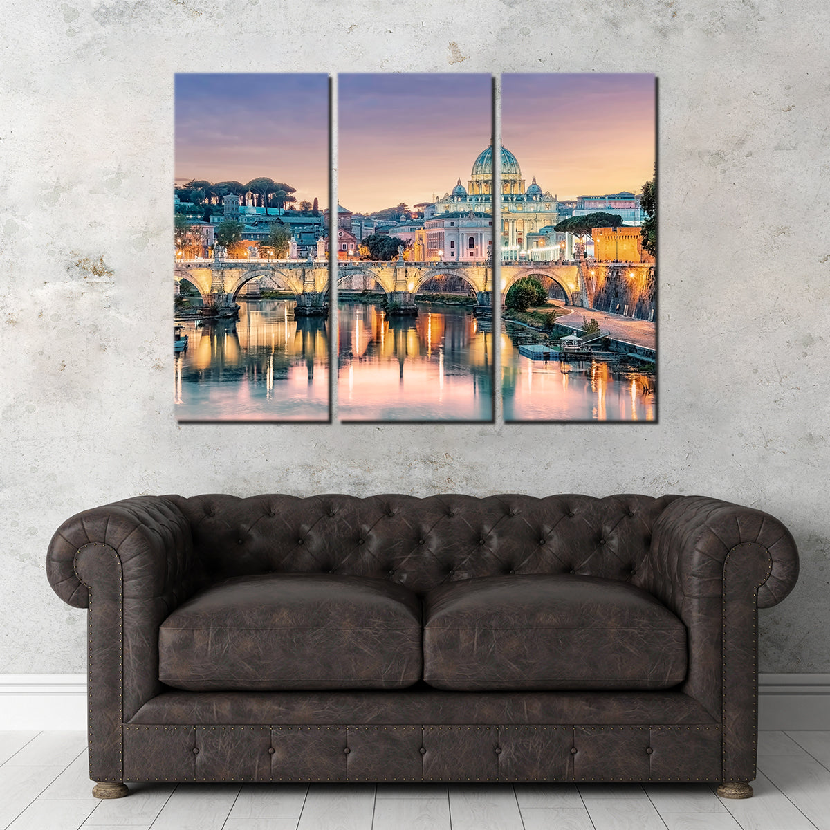 Sunset In Rome Wall Art