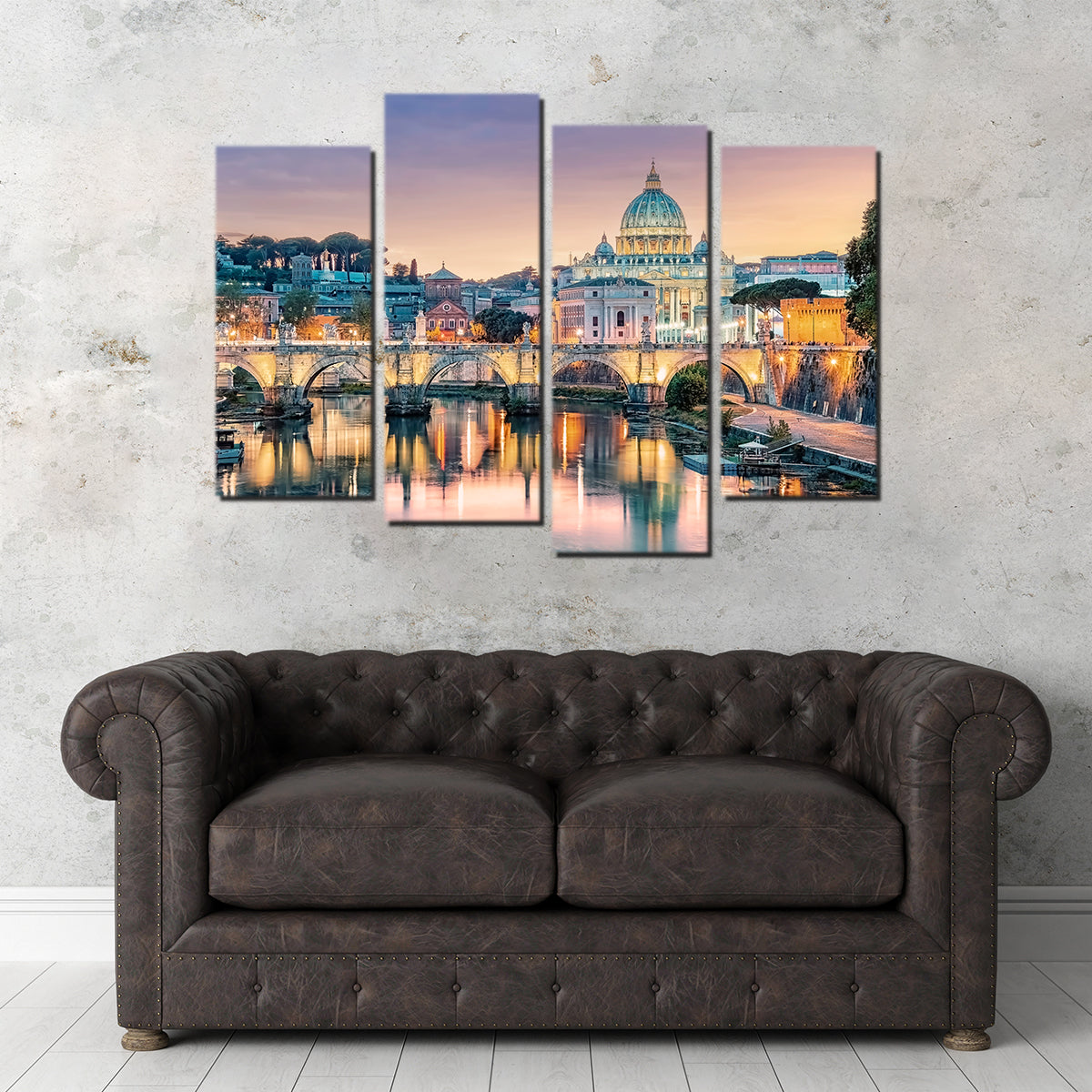 Sunset In Rome Wall Art