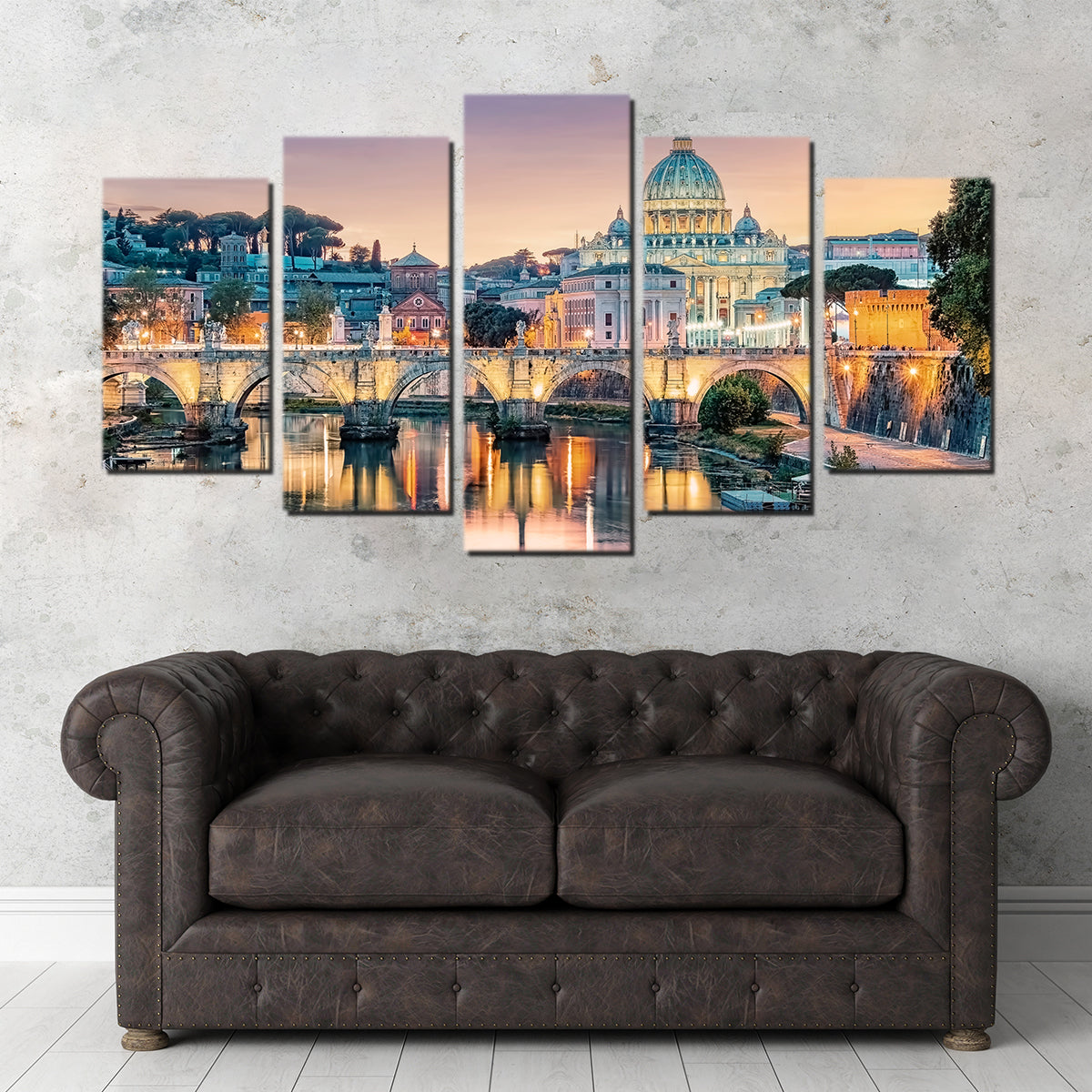 Sunset In Rome Wall Art