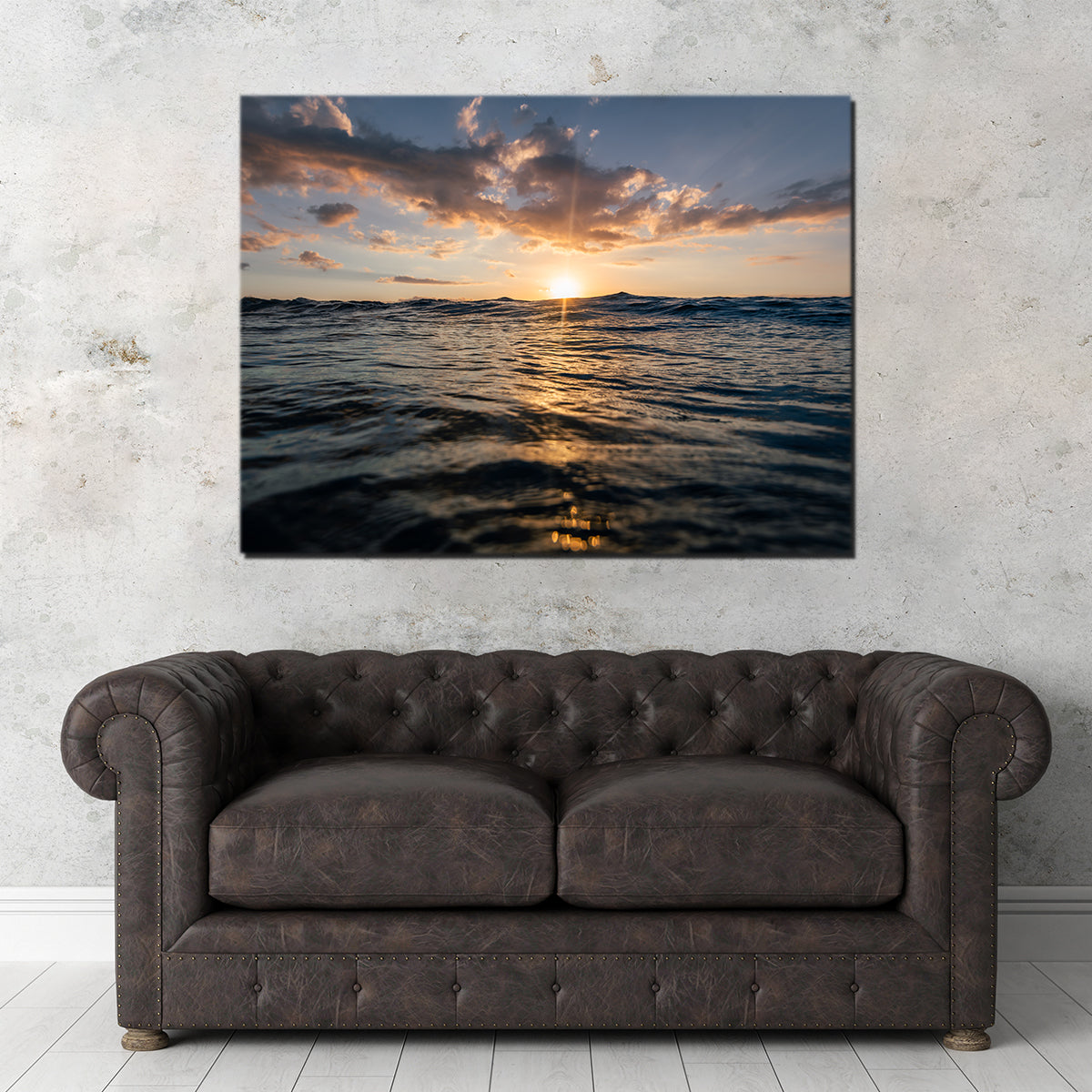 Sunset Ocean Wall Art