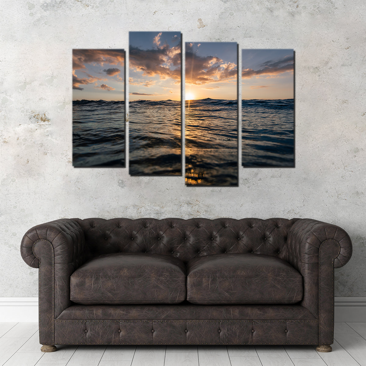 Sunset Ocean Wall Art