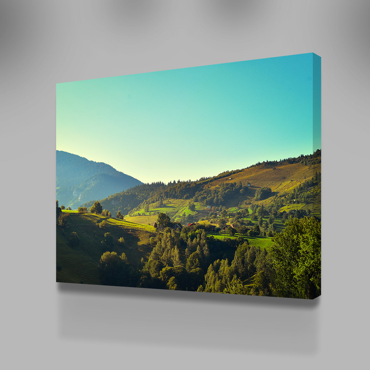 Sunshine on Magura Romania 3 Wall Art