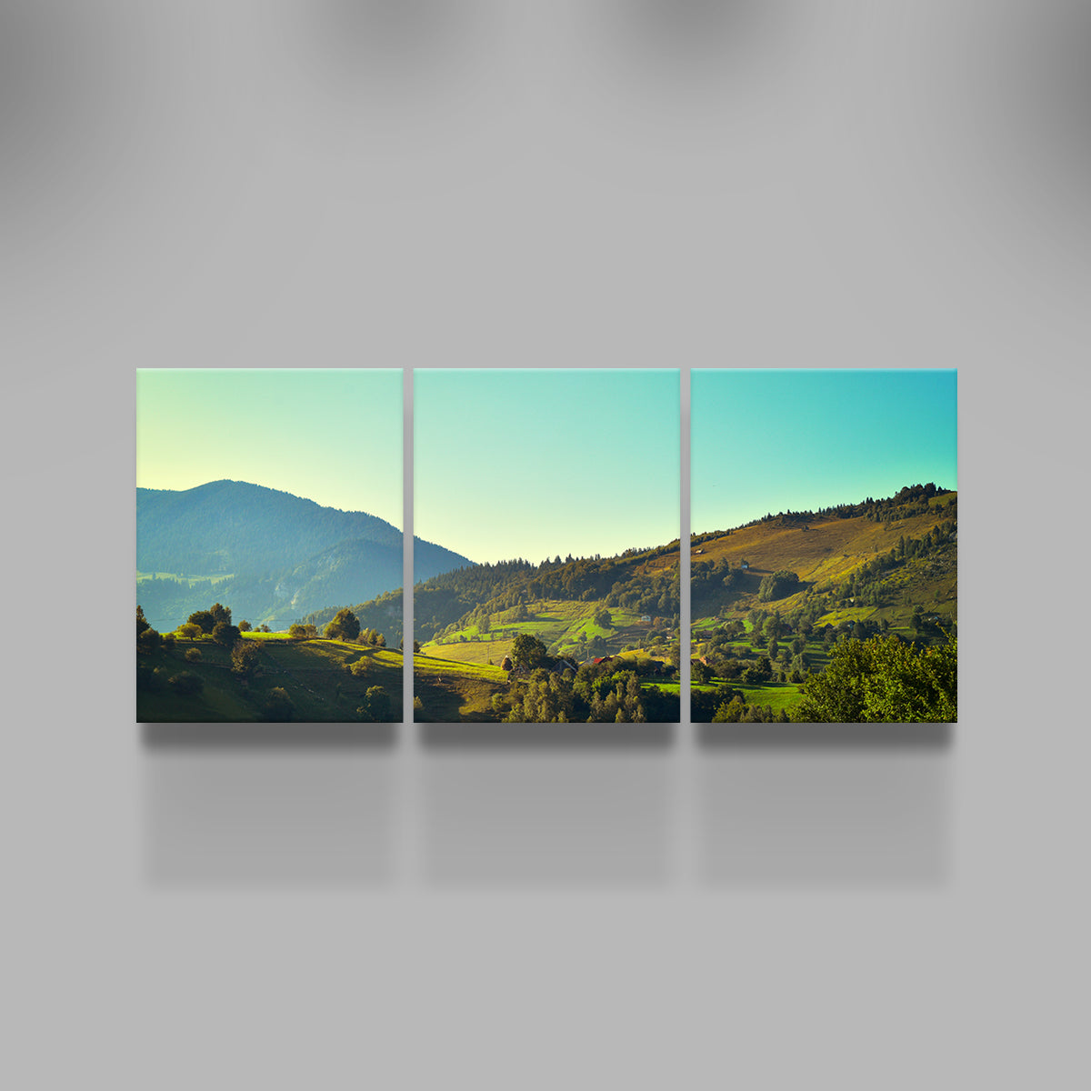 Sunshine on Magura Romania 3 Wall Art