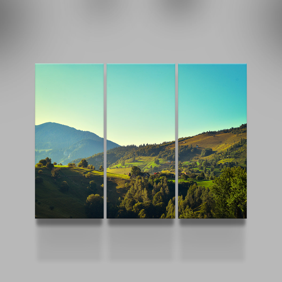 Sunshine on Magura Romania 3 Wall Art