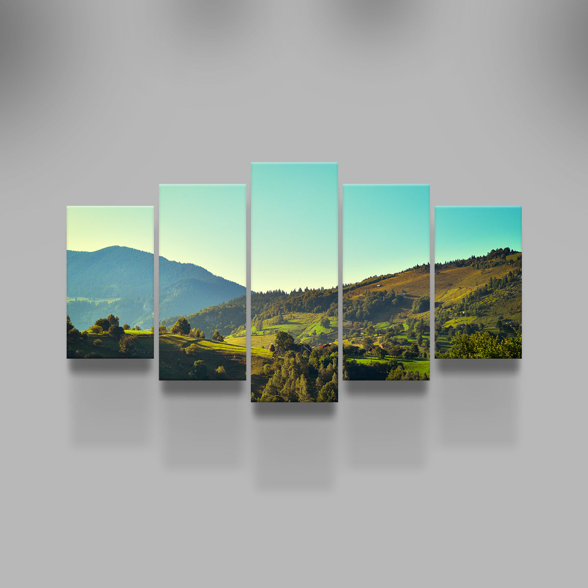 Sunshine on Magura Romania 3 Wall Art