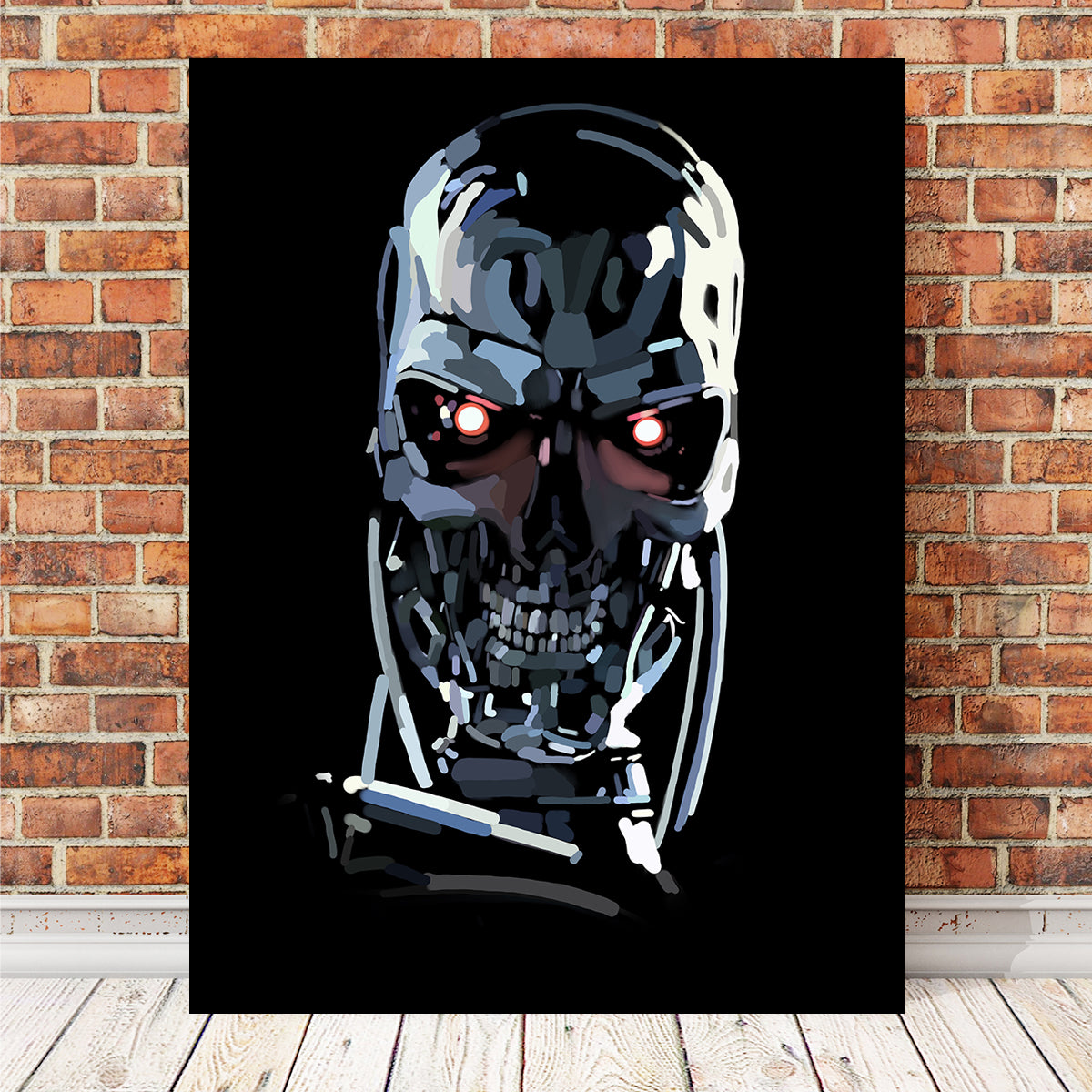 T800 Skull Wall Art