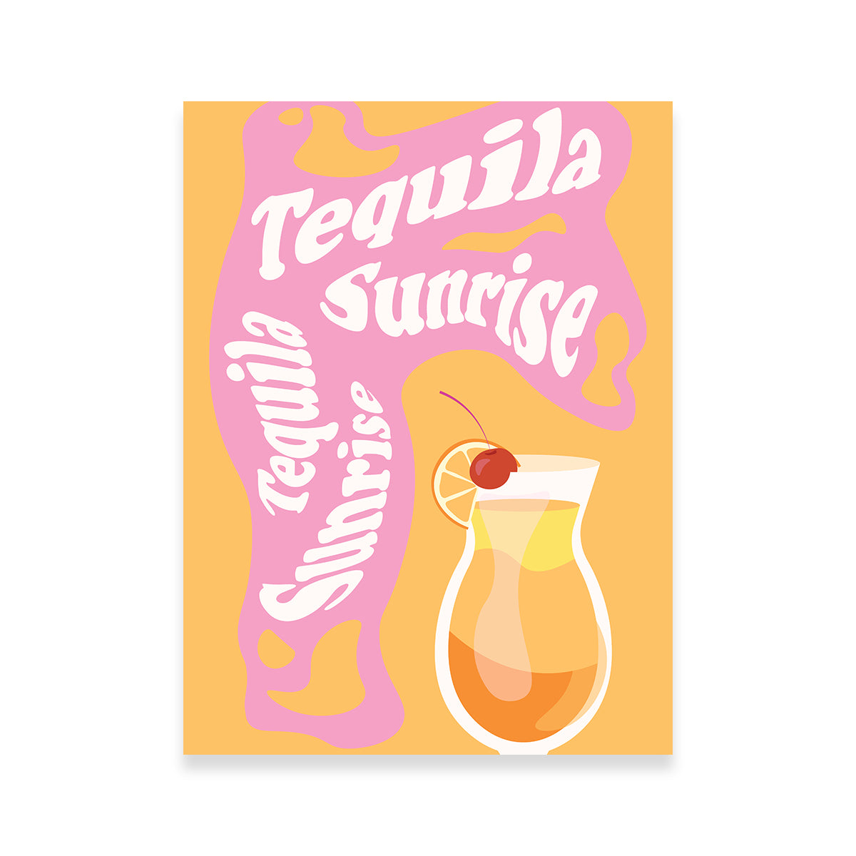 Tequila Sunrise Wall Art
