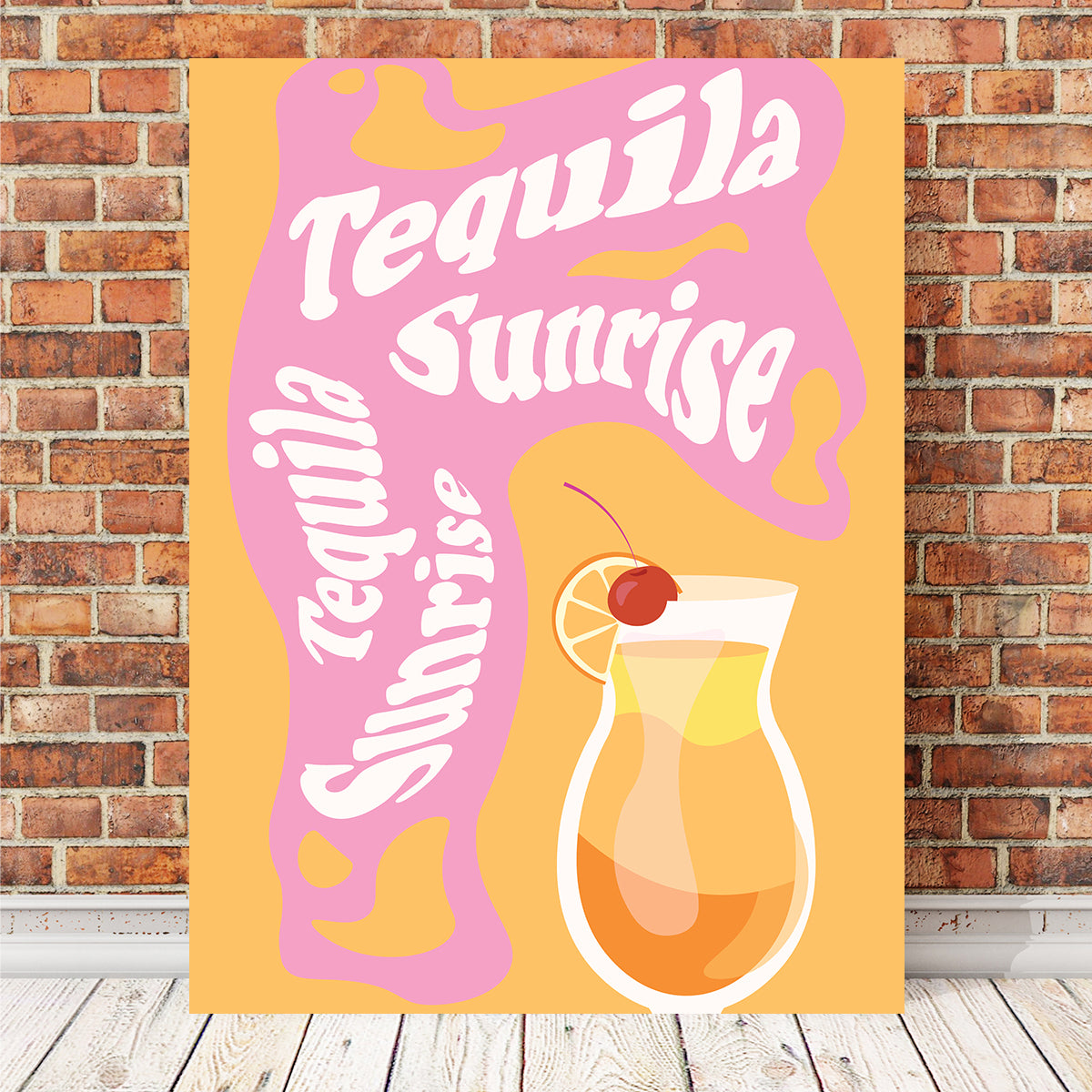 Tequila Sunrise Wall Art