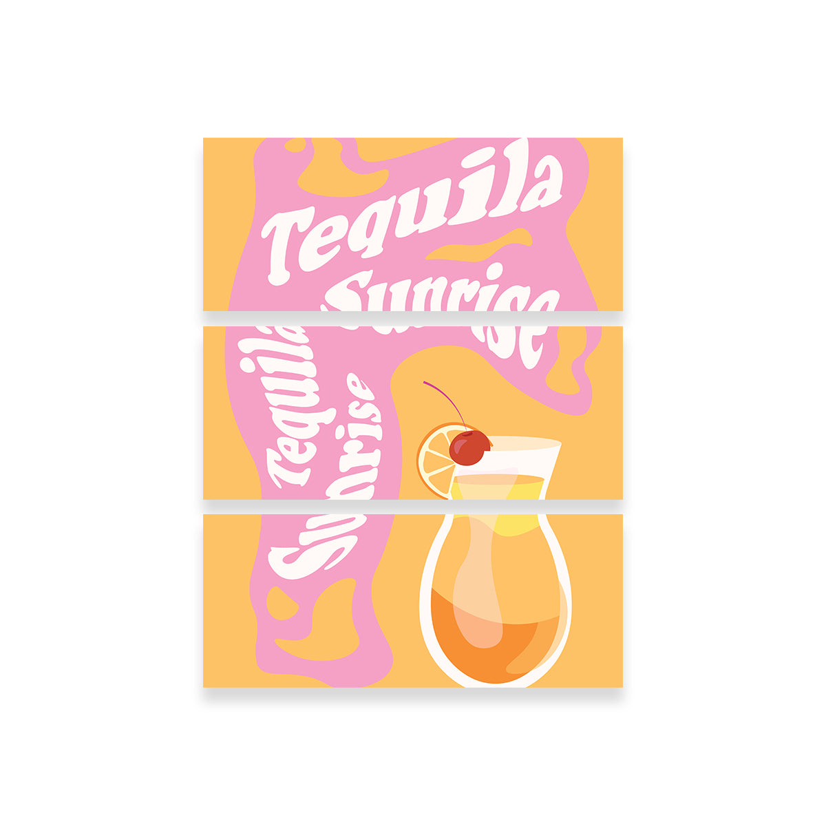 Tequila Sunrise Wall Art