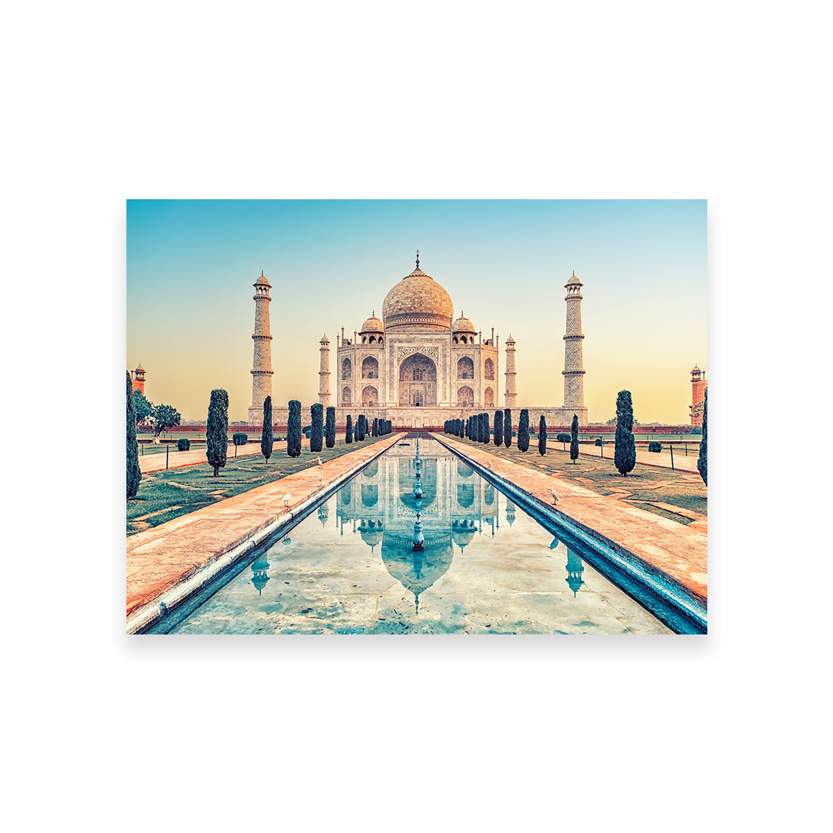 Taj Mahal Mausoleum Wall Art