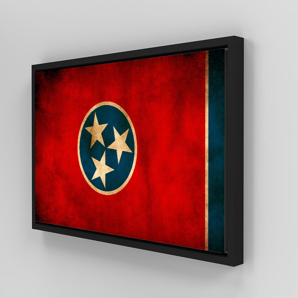 Tennessee Flag Grunge Wall Art