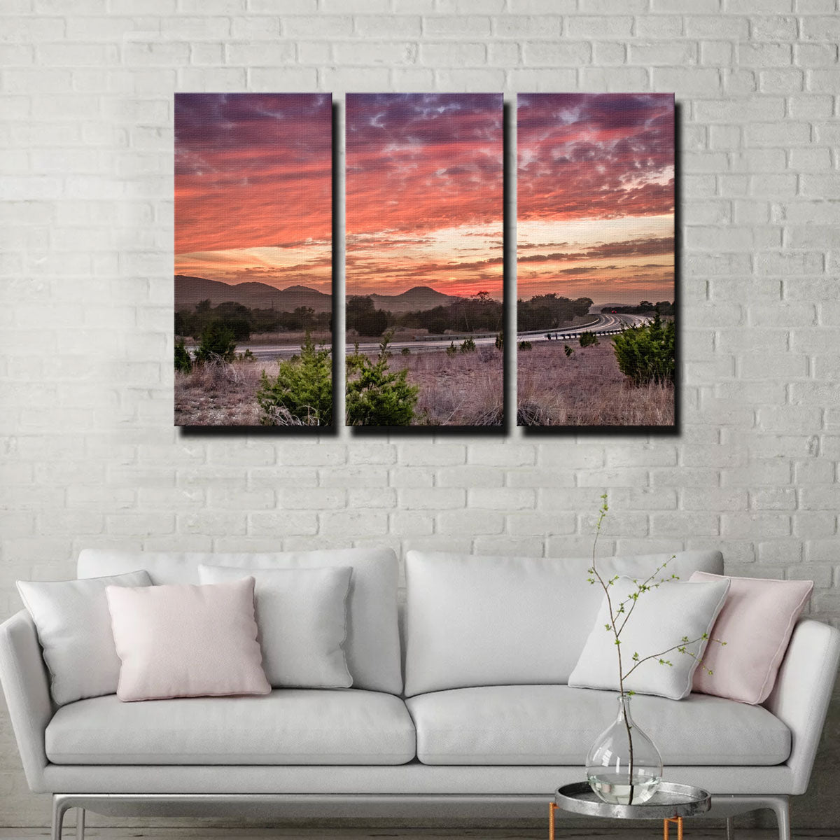 Texas Hill Country Sunset Wall Art