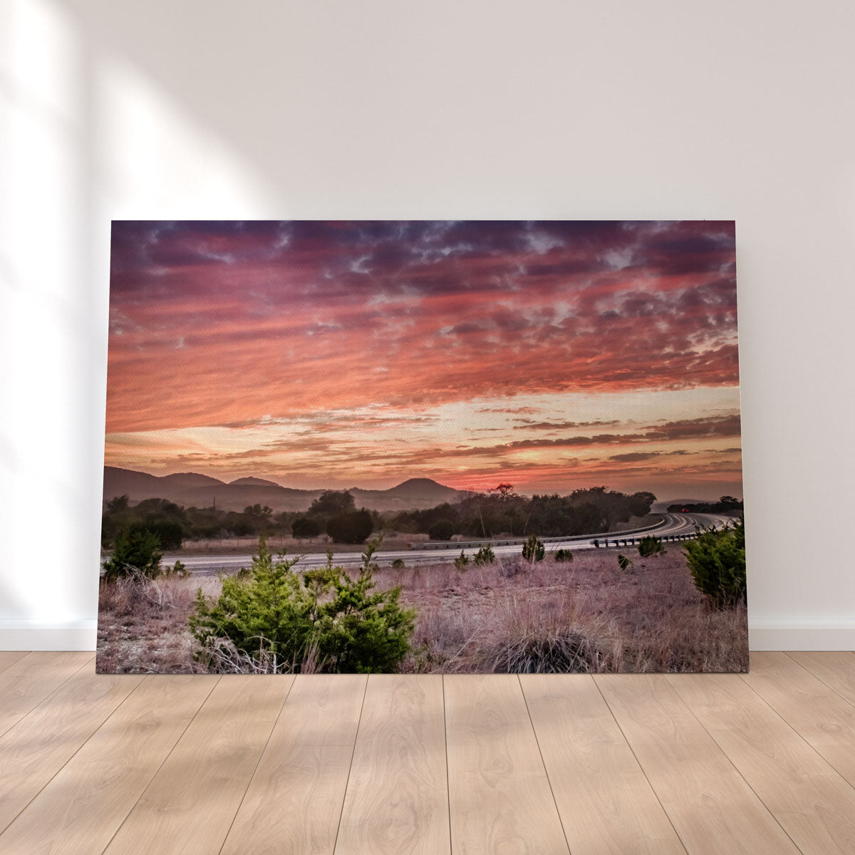Texas Hill Country Sunset Wall Art