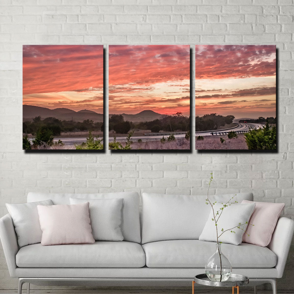 Texas Hill Country Sunset Wall Art