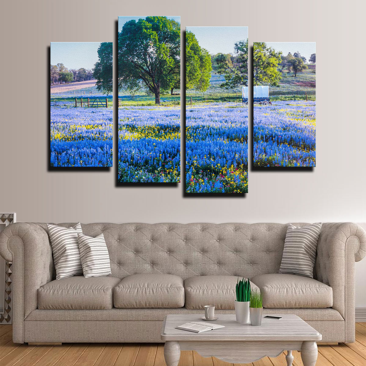 Texas Hill Country in Spring Wall Art