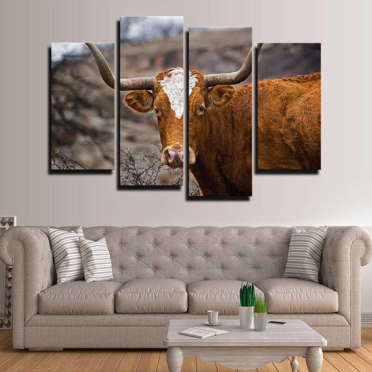 Texas Longhorn Wall Art