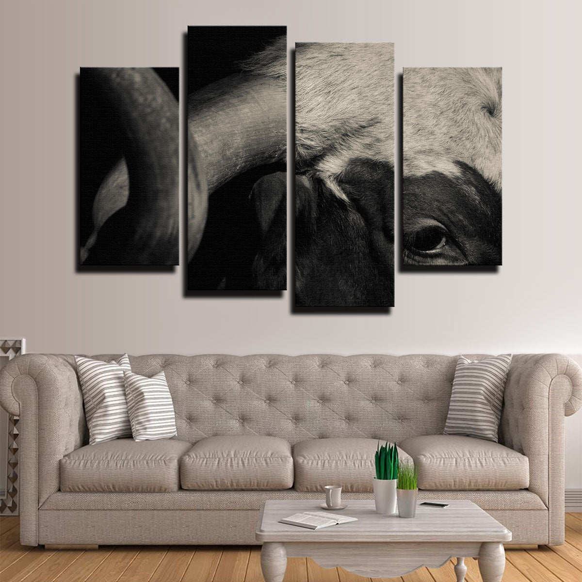 Texas Longhorn Cow Wall Art