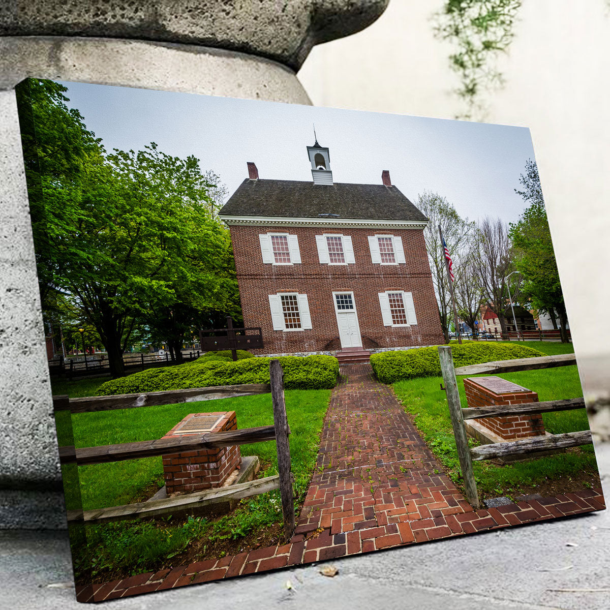The Colonial Courthouse Wall Art