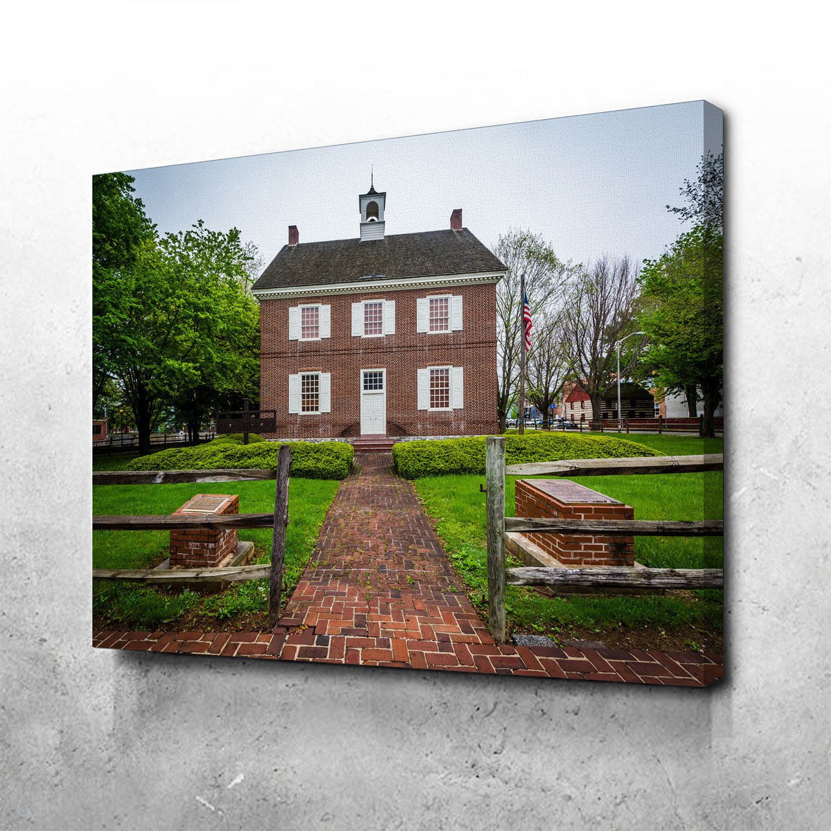 The Colonial Courthouse Wall Art