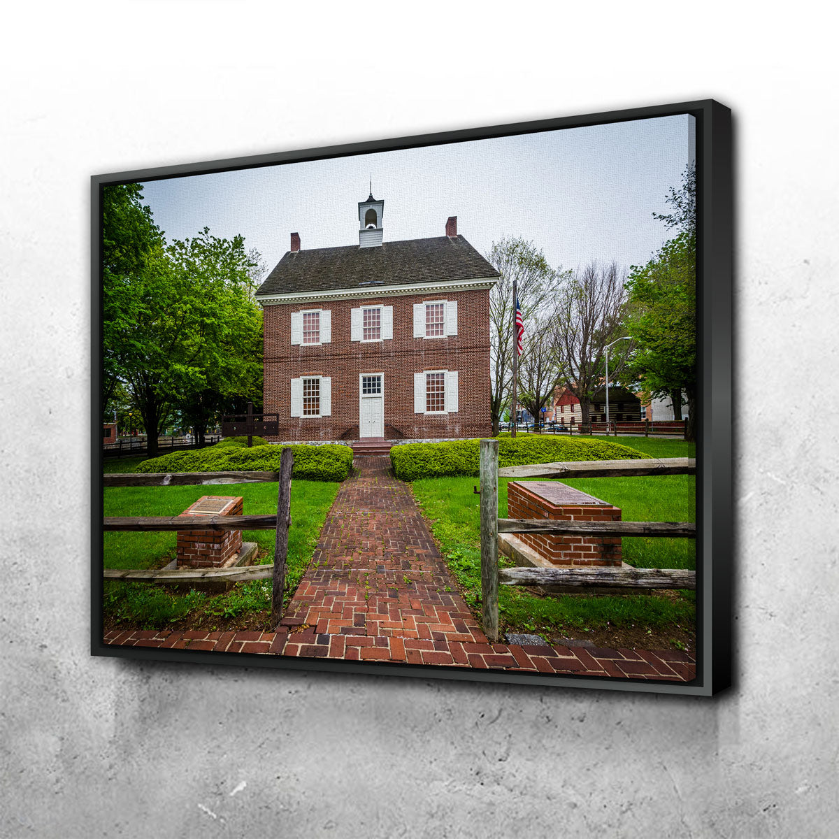 The Colonial Courthouse Wall Art