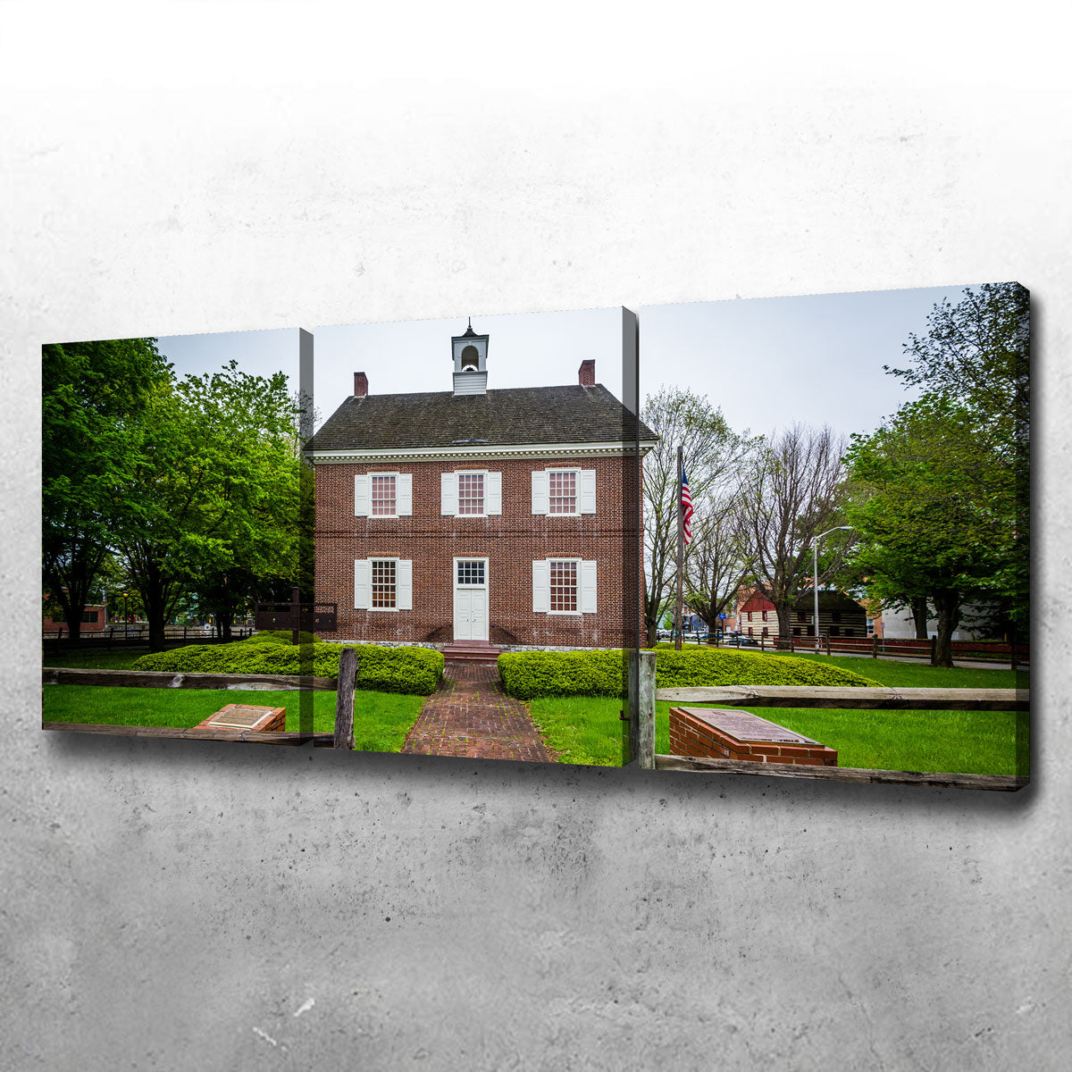 The Colonial Courthouse Wall Art