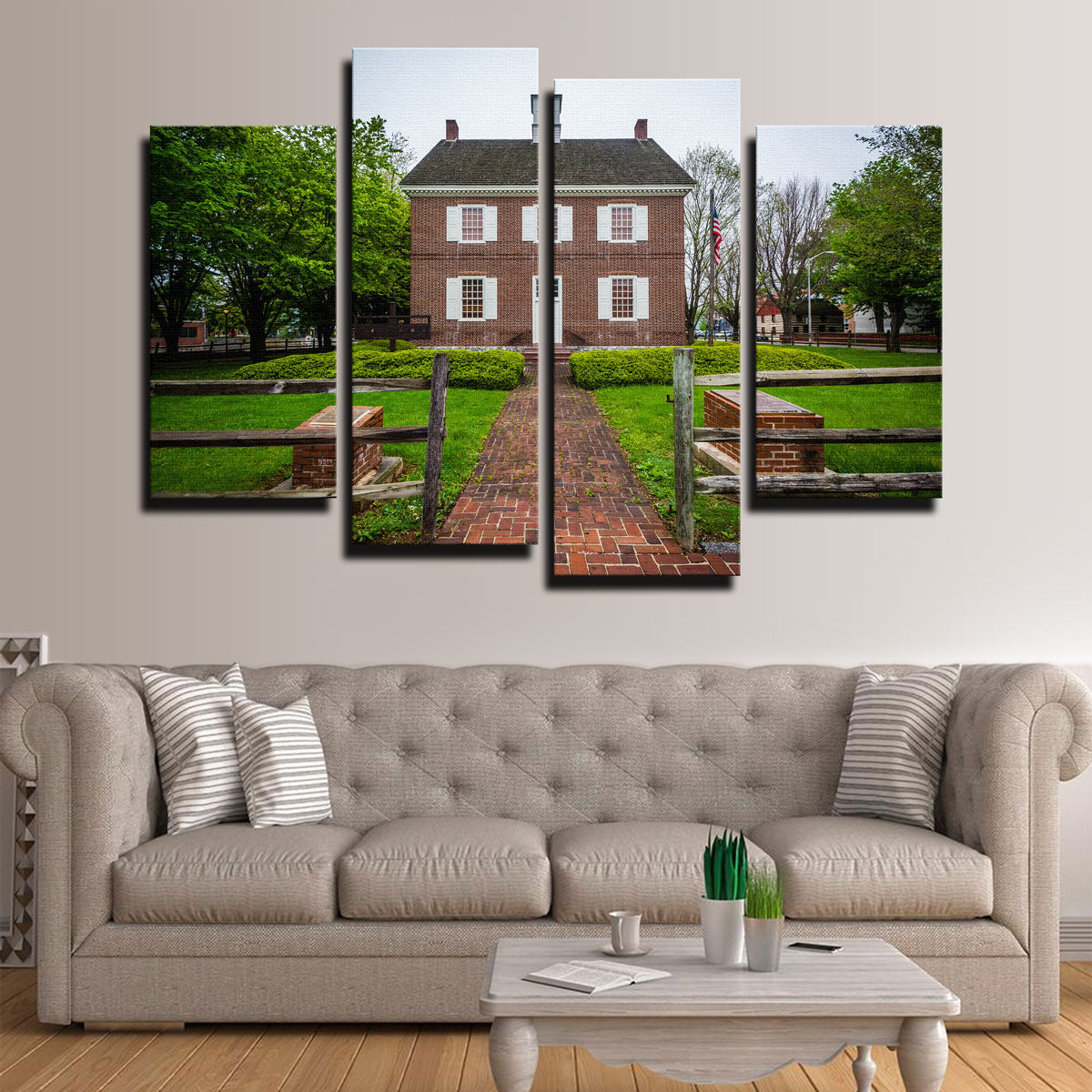 The Colonial Courthouse Wall Art