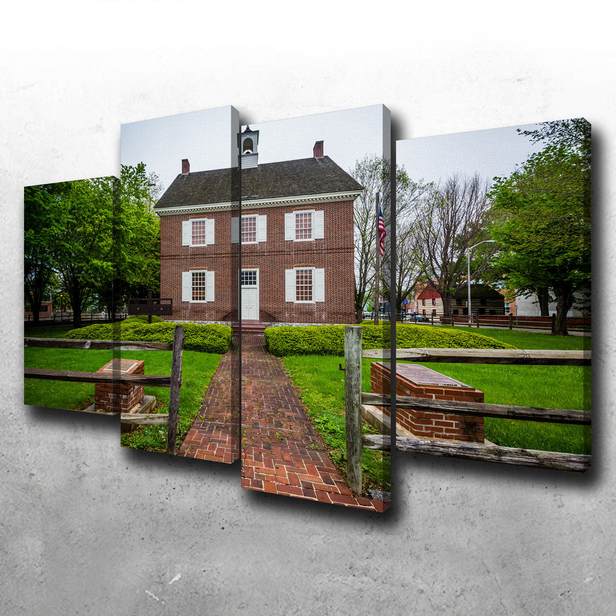 The Colonial Courthouse Wall Art