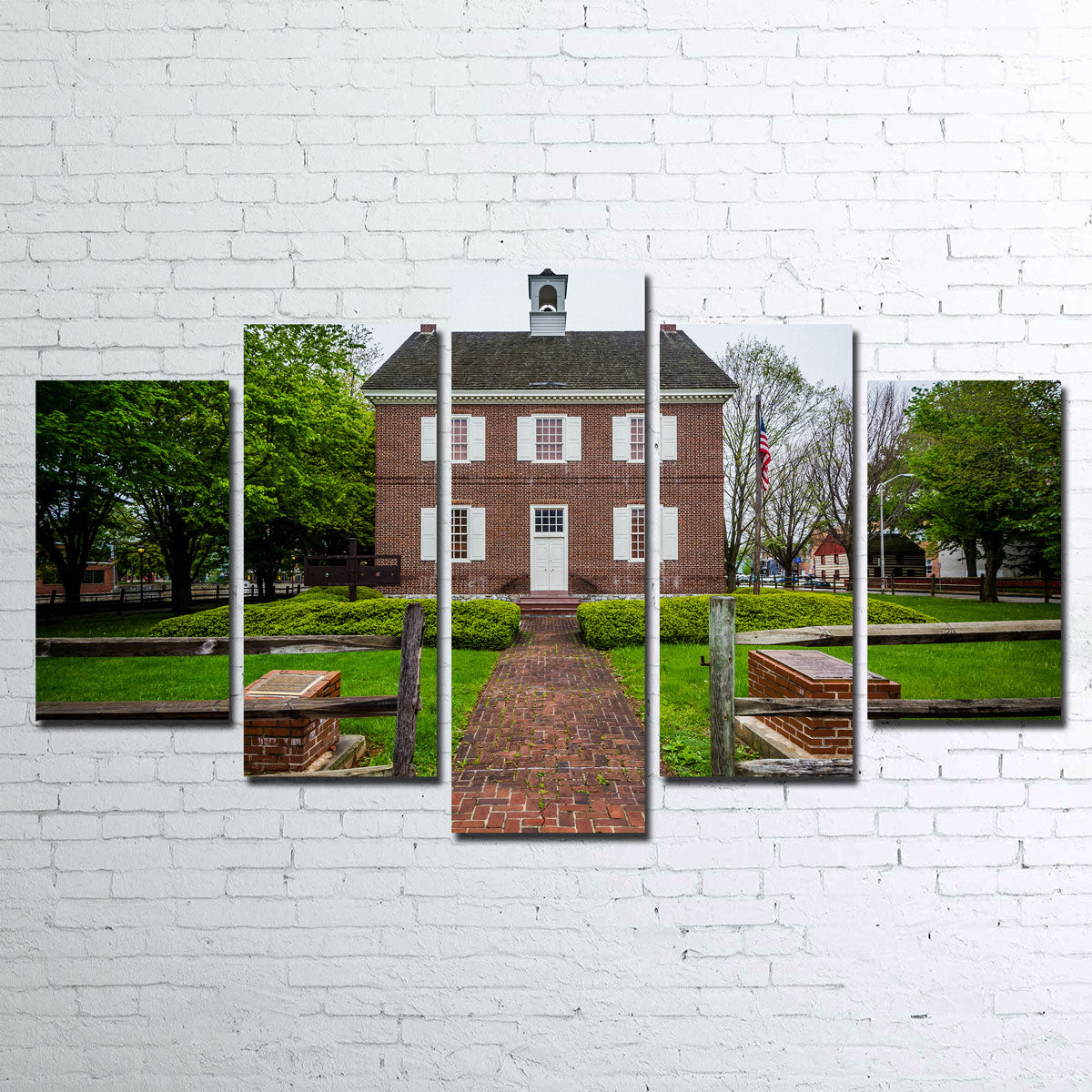 The Colonial Courthouse Wall Art