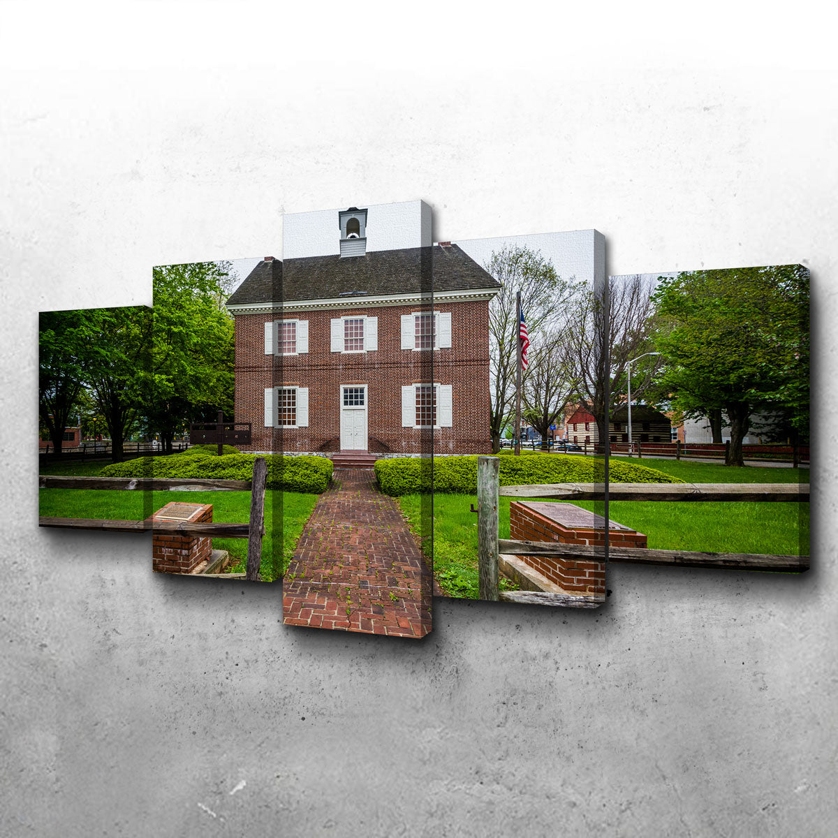 The Colonial Courthouse Wall Art