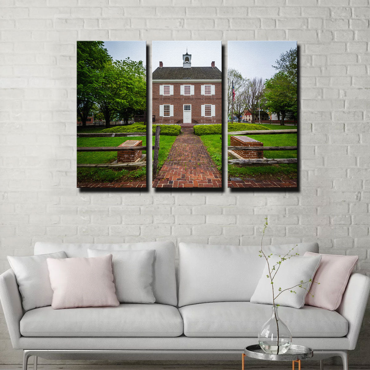 The Colonial Courthouse Wall Art